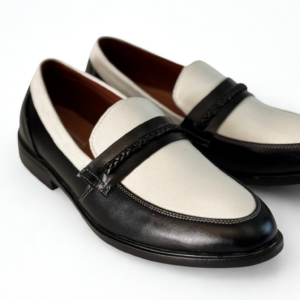 Braided Two Tone Loafer(Pointy)