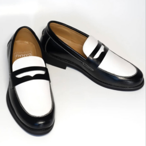 Two Tone Penny Loafer (Black&White)